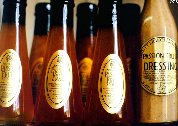Passion Fruit Syrup from Koloa. Kauai, HI.