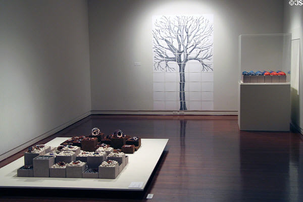 Artwork on display at The Contemporary Museum. Honolulu, HI.