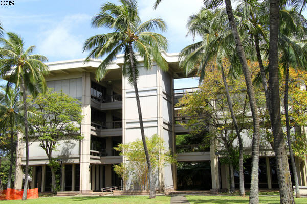 Sakamaki Hall at University of Hawai'i. Honolulu, HI.