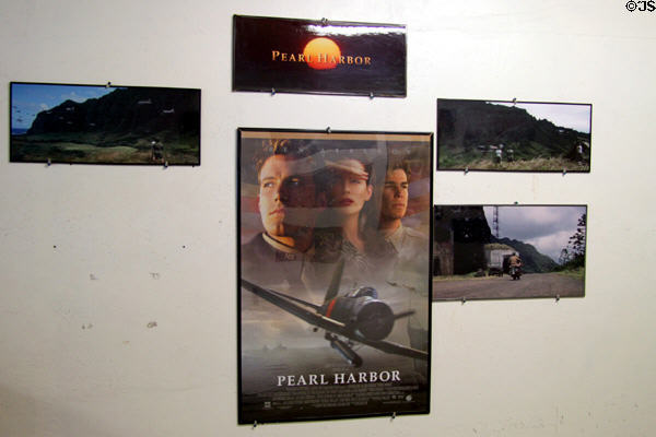 Posters of movies filmed at Kualoa Ranch - Pearl Harbor. HI.