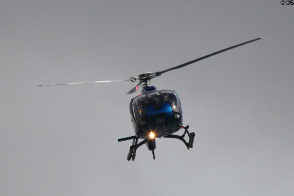Helicopter over Honolulu. HI.