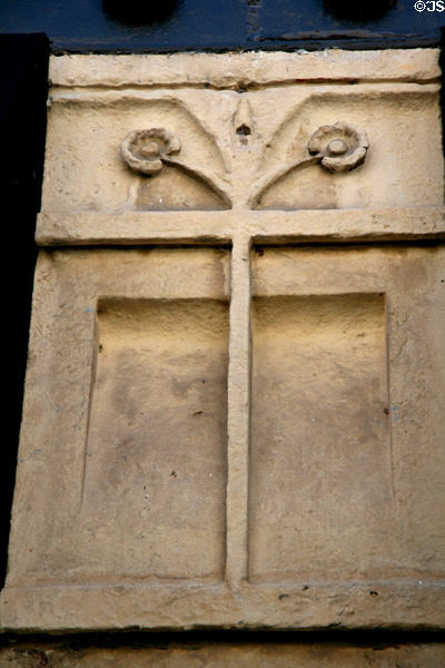 Sullivan designed carving on Kauffmann Store & Flats. Chicago, IL.