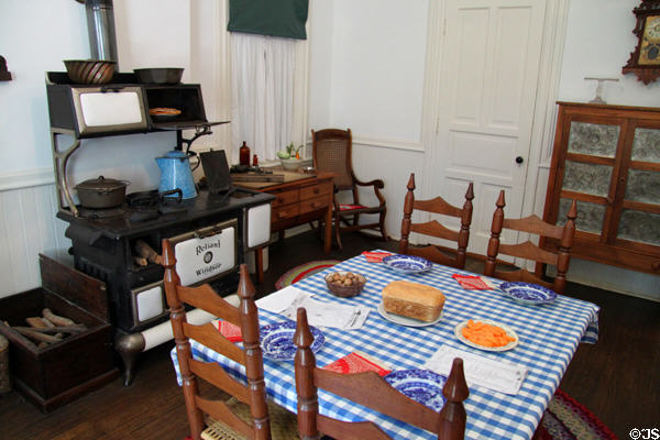 Kitchen at Benjamin Harrison Presidential Site. Indianapolis, IN.