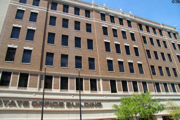 Finney State Office Building former Innes Department Store (1927) (7 floors) (230 East William St.). Wichita, KS.