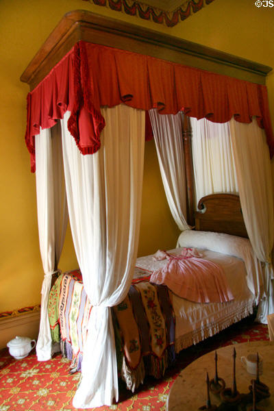 Bedroom in Hermann Grima House. New Orleans, LA.