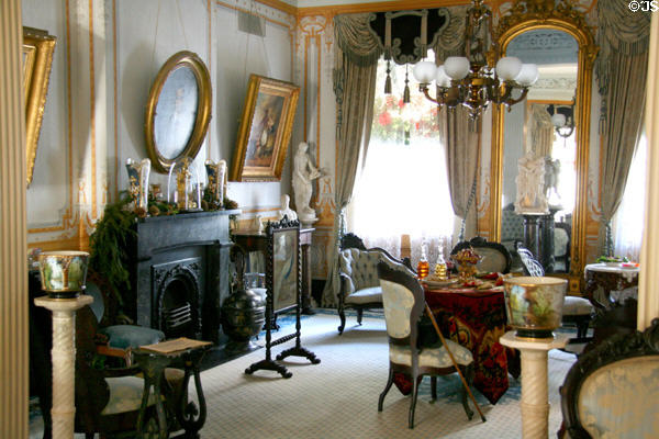 Parlor of Gallier House. New Orleans, LA.