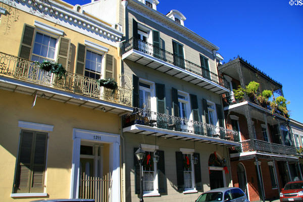 Heritage residences at 1211-1217 Royal St. New Orleans, LA.