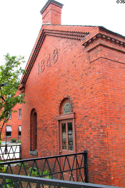 Pawtucket Canal building (1848) (269 Merrimack St.). Lowell, MA.