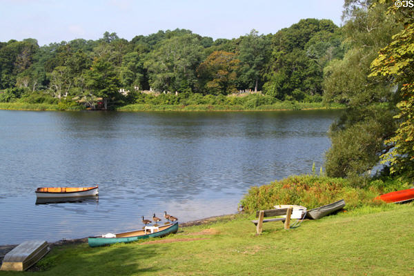 Pond around which town of Sandwich sits. Sandwich, MA.