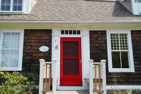William Pope house (c1680) (7 Water St.). Sandwich, MA.
