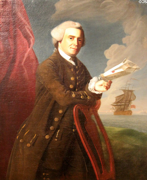 John Amory portrait (1768) by John Singleton Copley at Museum of Fine Arts. Boston, MA.