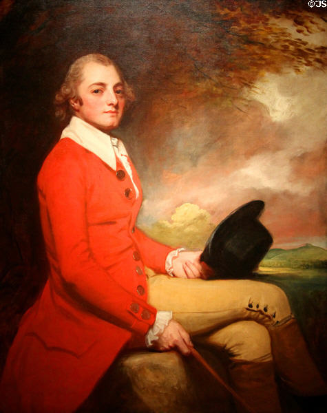 Portrait of Thomas Grove Ferne, Wiltshire (1788) by George Romney at Detroit Institute of Arts. Detroit, MI.