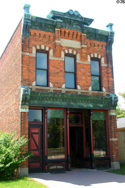 Grimm Jewelry Store (1885) moved to Greenfield Village from Detroit. Dearborn, MI.
