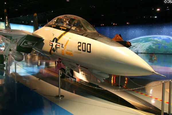 Nose of Grumman F-14ATomcat at Air Zoo. Kalamazoo, MI.