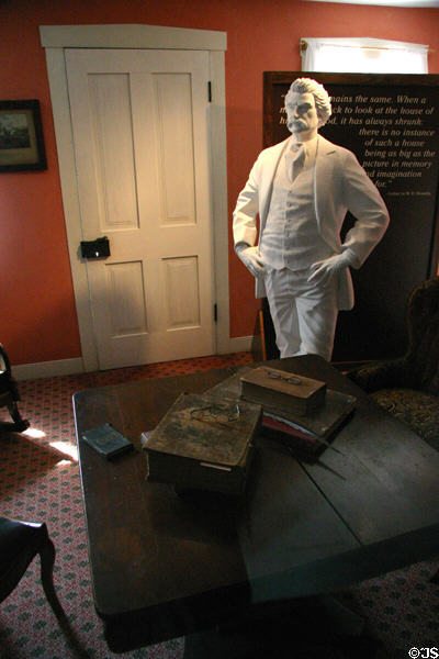 Parlor of Mark Twain Boyhood Home. Hannibal, MO.