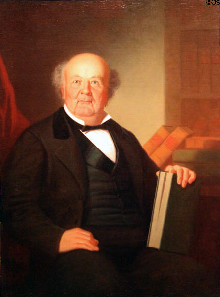 Portrait of Dr. Benoist Troost (c1859) by George Caleb Bingham at Nelson-Atkins Museum. Kansas City, MO.