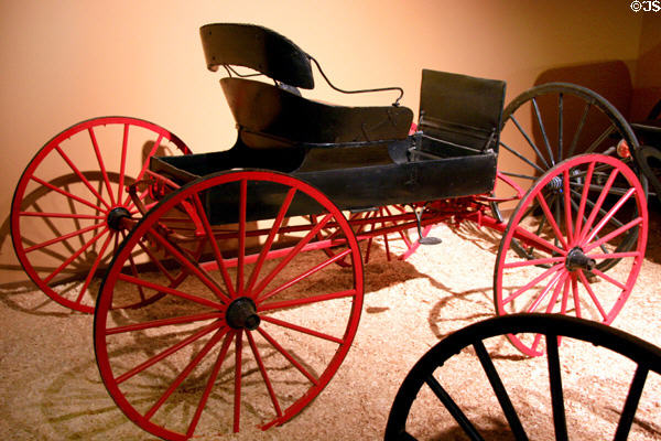 Buggy with steel leaf springs at Mississippi Agriculture & Forestry Museum. Jackson, MS.