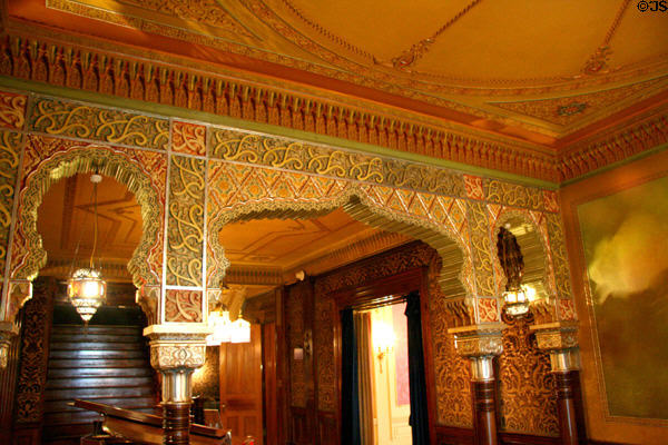 Moorish entryway of Moss Mansion. Billings, MT.
