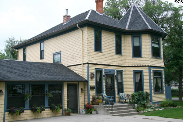 House at 44 Yellowstone Ave. in Moss Mansion heritage district. Billings, MT. Style: Shingle Queen Anne.