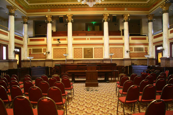 Old State Supreme Court at Montana State Capitol. Helena, MT.