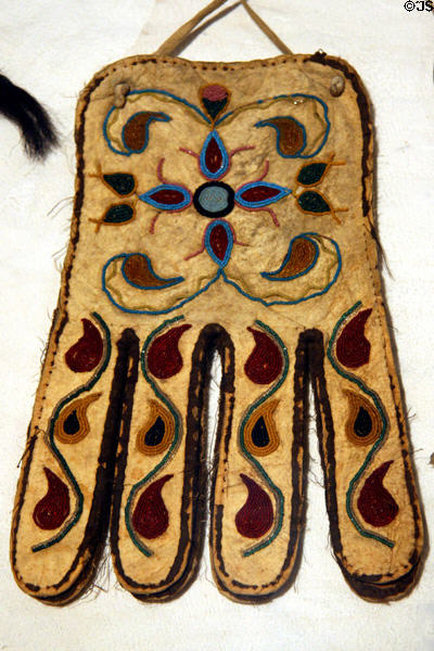 Cree octopus bag (c1860) at Montana Historical Society museum. Helena, MT.