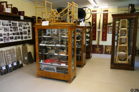 Virginia City Museum displays. Virginia City, MT.