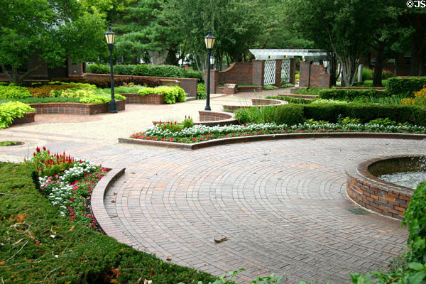 Garden of Gerald R. Ford Birthsite home which was destroyed by fire. Omaha, NE.