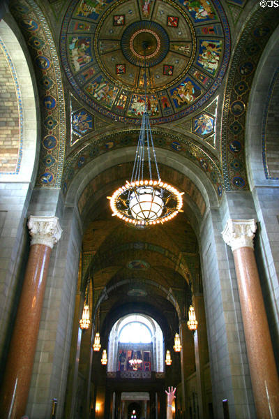 Foyer of Nebraska State Capitol. Lincoln, NE.