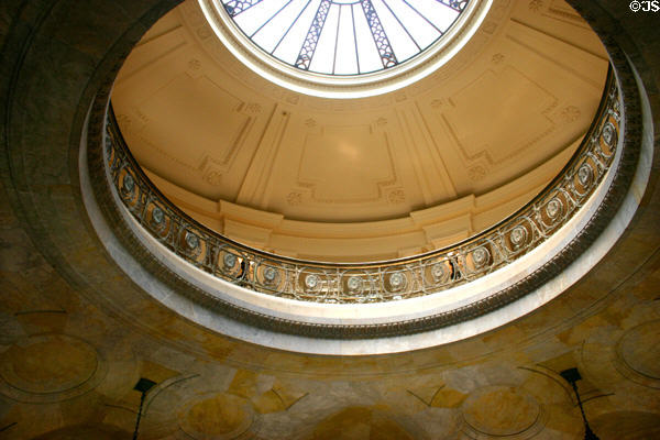 Interior of dome in New Hampshire Historical Society Museum. Concord, NH.