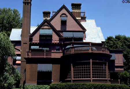 Edison's house Glenmont at Thomas Edison House National Historic Site. West Orange, NJ.