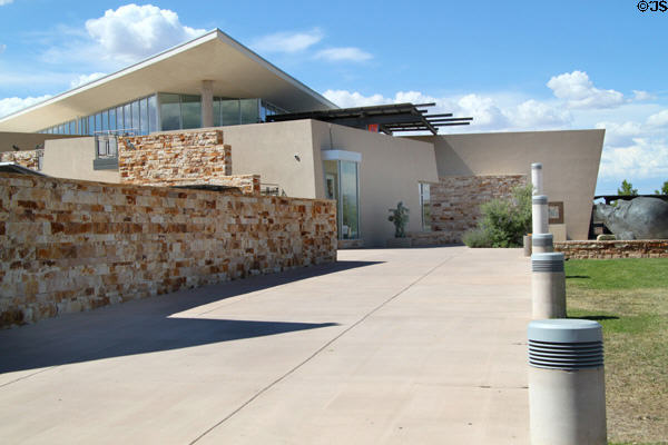 Walls & windows of Albuquerque Museum. Albuquerque, NM.