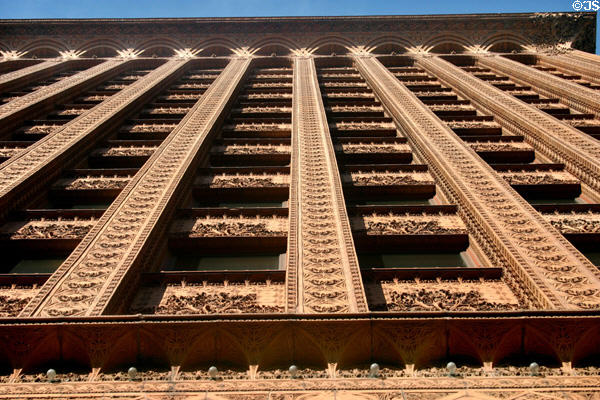 Guaranty / Prudential Building (1895) (28 Church St.) (13 floors). Buffalo, NY. Style: Sullivanesque. Architect: Dankmar Adler & Louis Sullivan. On National Register.