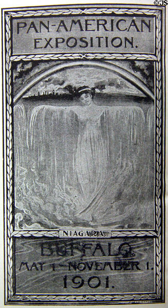 Niagara Falls graphic from Official Catalogue & Guide of Pan-Am Exposition (1901). NY.
