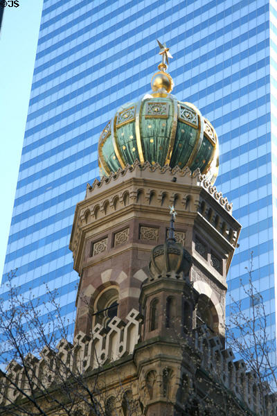 Domed tower of Central Synagogue. New York, NY.