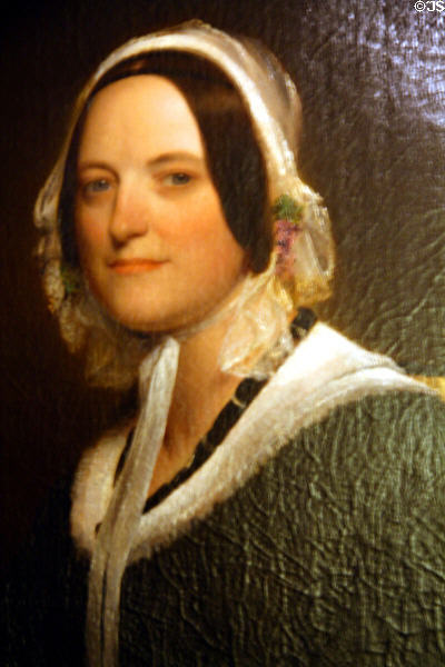 Portrait of Martha (Mittie) Bulloch Roosevelt (July 8, 1835 - Feb. 14, 1884) mother of Theodore Roosevelt at his Birthplace. New York, NY.