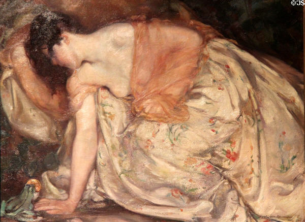 The Princess painting (1909) by Mary Greene-Blumenschein at Brooklyn Museum. Brooklyn, NY.