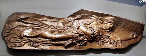 Victory figure from Robert Gould Shaw Memorial (1884-1907) by Augustus Saint-Gaudens at Brooklyn Museum. Brooklyn, NY.