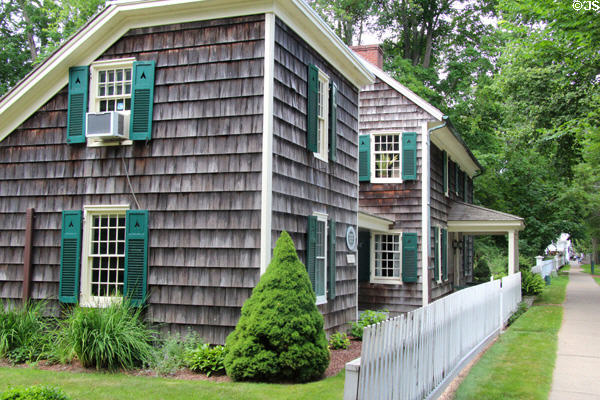 Jonathan Osborn House (aka Osborn-Jackson House) (c1731) (101 Main St.) subsequently expanded. East Hampton, NY.