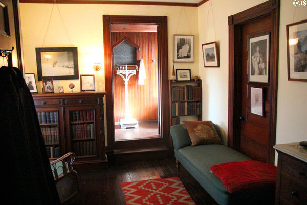 Dressing room at Roosevelt's House Sagamore Hill NHS. Cove Neck, NY.