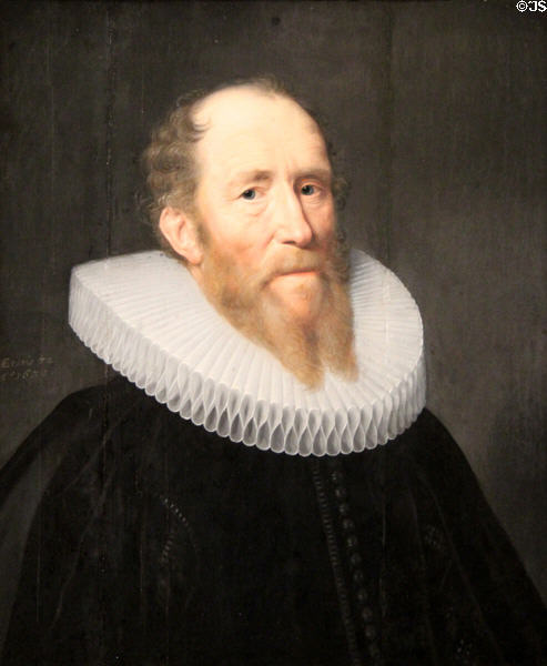 Portrait of Arent Jacobsz, van der Graeff (1630) by Michiel Jansz, van Miereveld of The Netherlands at Cincinnati Art Museum. Cincinnati, OH.