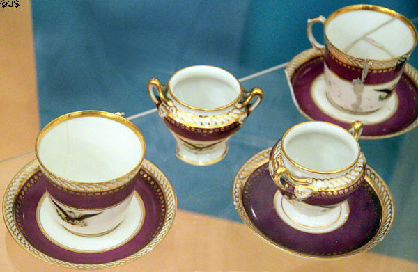 Abraham Lincoln White House Presidential china (at Hayes Presidential Center). Fremont, OH.