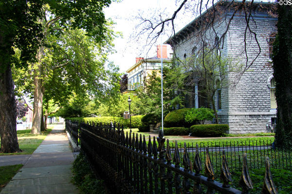 Heritage streetscape along Wayne St. Sandusky, OH.