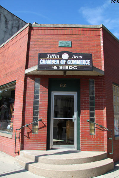 Edgar J. Bloom building (1900) (62 S. Washington St.). Tiffin, OH.