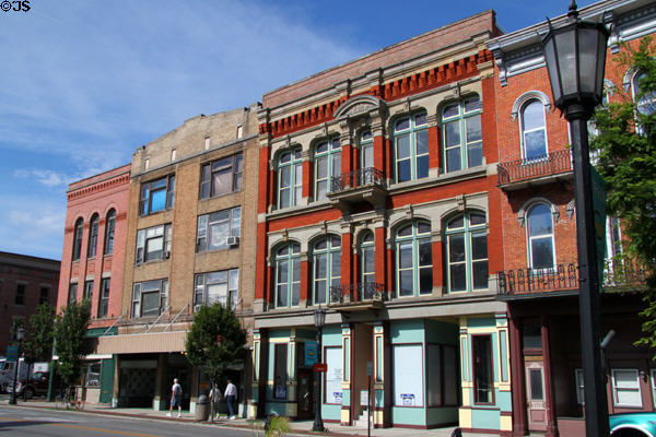Heritage commercial streetscape including G&R Block along S. Washington St. Tiffin, OH.