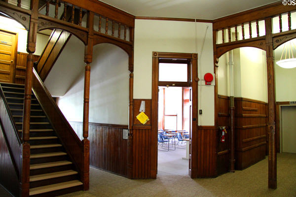 Octagonal Interior of Miami Street School. Tiffin, OH.