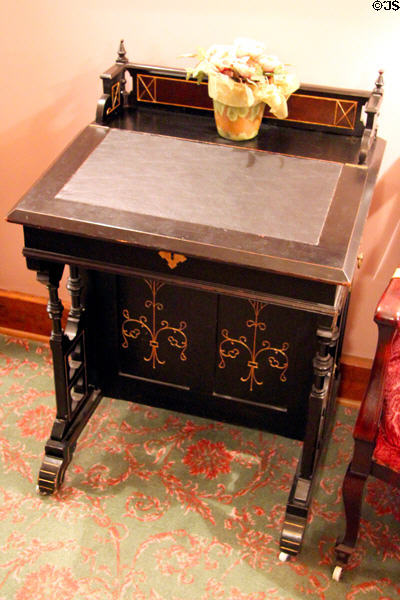 Writing desk at Ida Saxton McKinley Historic House. Canton, OH.