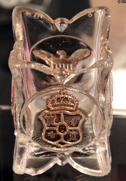 Toothpick holder for 1892 Chicago Columbian Exhibition at McKinley Presidential Library & Museum. Canton, OH.
