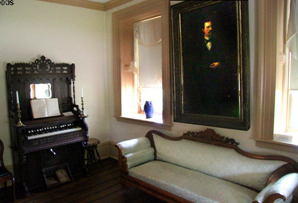 Parlor of Stone Academy Museum. Zanesville, OH.