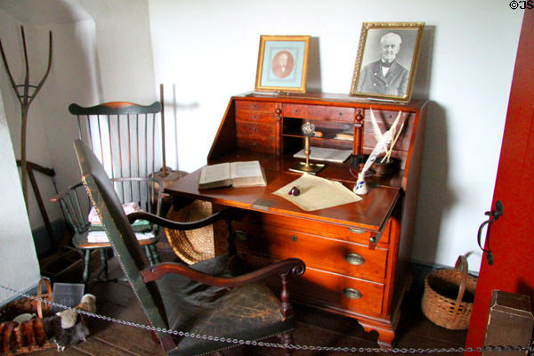 Office off kitchen at Johnston Farm. Piqua, OH.