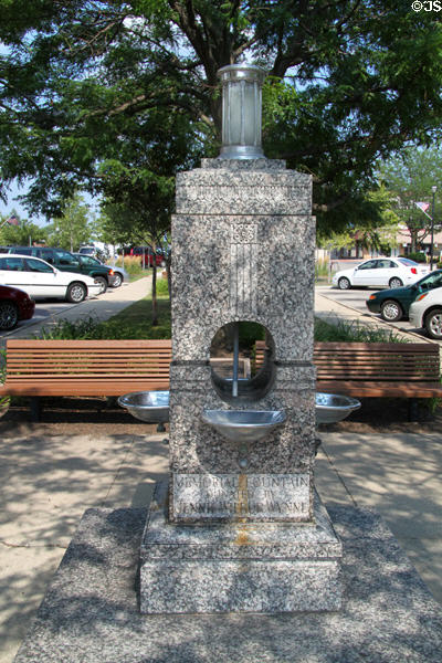 Memorial fountain. Piqua, OH.